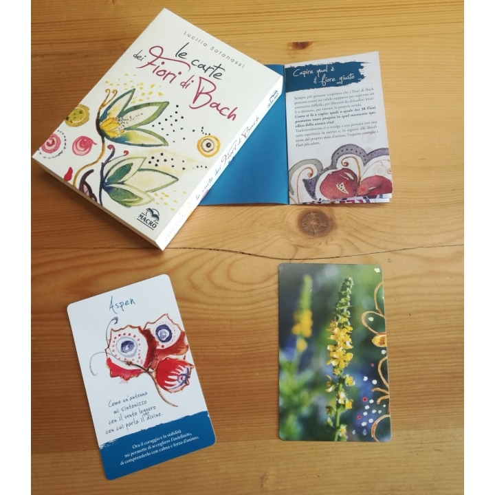 Coffret de 38 cartes Fleurs de Bach par Lucilla Satanassi - 14.5*9cm Mes Fleurs de BACH 9 - mesfleursdebach.com 