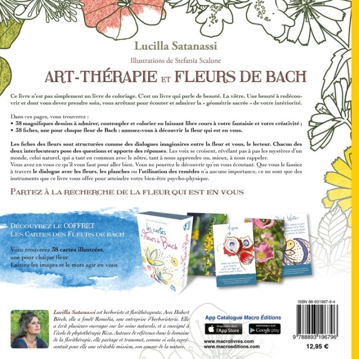Art-Thérapie et Fleurs de Bach - 38 fleurs à colorier - Lucilla Satanassi Mes Fleurs de BACH 8 - mesfleursdebach.com 