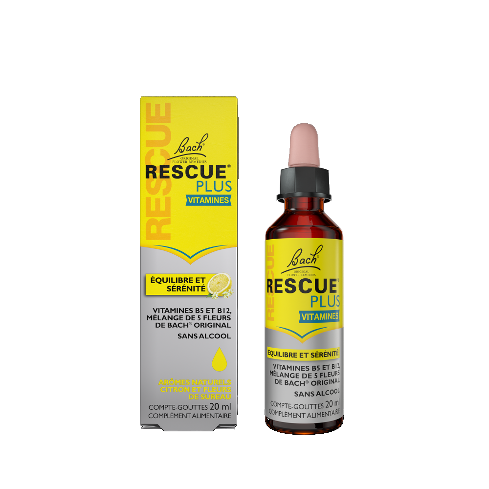 RESCUE PLUS VITAMINES COMPTE-GOUTTES 20ML RESCUE PLUS VITAMINES COMPTE-GOUTTES 20ML