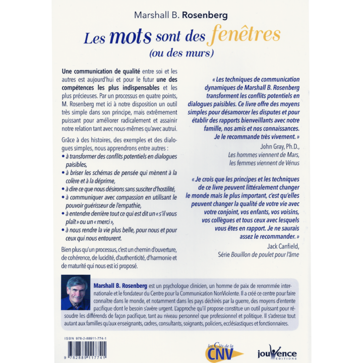 Les mots sont des fenêtres (ou bien ce sont des murs) - Marshall B. ROSENBERG Mes Fleurs de BACH 3 - mesfleursdebach.com 