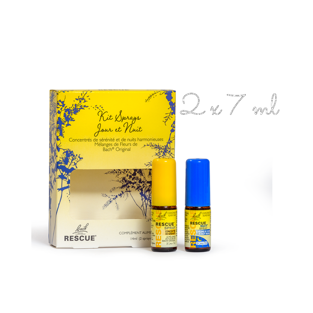 KIT RESCUE SPRAY JOUR ET NUIT 14ML KIT RESCUE SPRAY JOUR ET NUIT 14ML