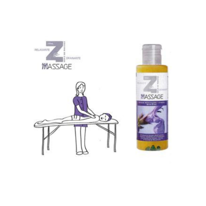 Huile de massage 100 ML Bien-être Z-Massage Laboratoire Mint-e 28 - mesfleursdebach.com 