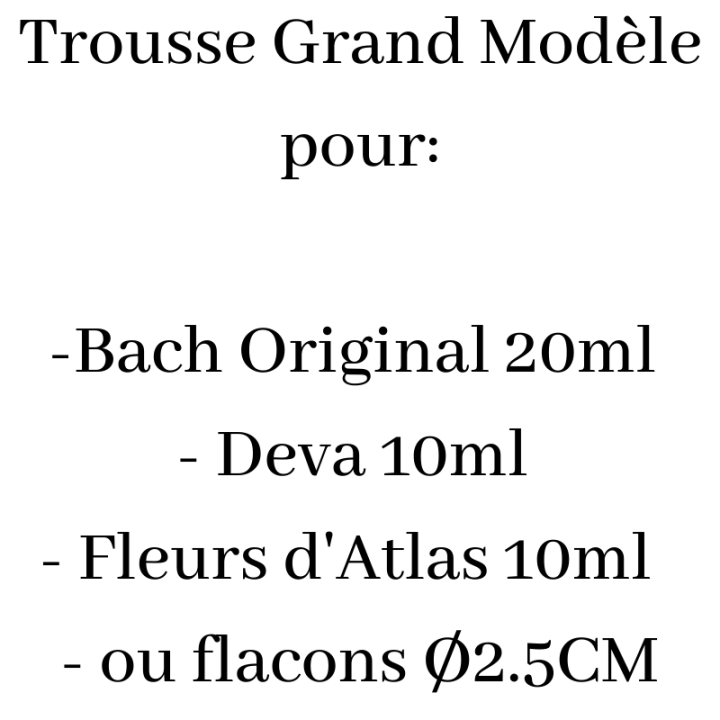 Trousse vide verte 40 flacons Fleurs de Bach Mes Fleurs de BACH 2 - mesfleursdebach.com 