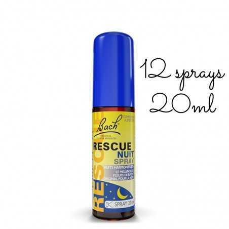Bach Original Rescue spray nuit 20 ml x 12 avec présentoir