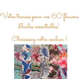GRANDE TROUSSE VIDE 60 flacons Huiles essentielles