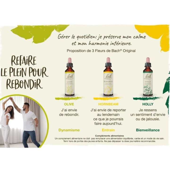 Hornbeam Bach Original - Fleur de Bach Authentique 20 ml (Charme) Bach Original Nelsons 7 - mesfleursdebach.com 