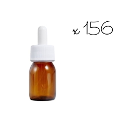 x156 flacons compte-gouttes blancs vides teintés 30 ml Mes Fleurs de BACH 1 - mesfleursdebach.com 