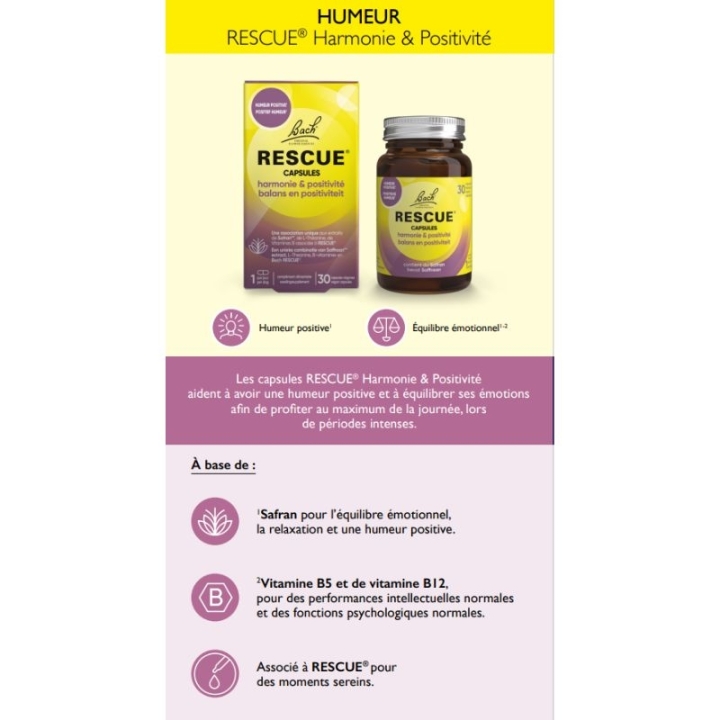 Bach - Rescue Capsules - Harmonie et positivité Bach Original Bach Original Nelsons 4 - mesfleursdebach.com 