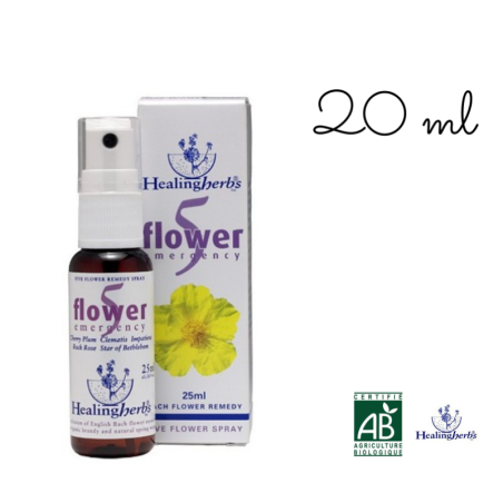 Healing Herbs urgence 20ml spray Mes fleurs de bach