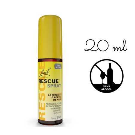 Bach Original Rescue spray jour SANS alcool 20 ml x 12 avec présentoir