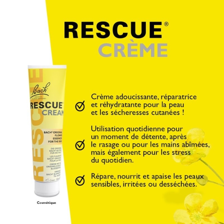 Bach - Crème Rescue 30 ml Bach Original Bach Original Nelsons 7 - mesfleursdebach.com 