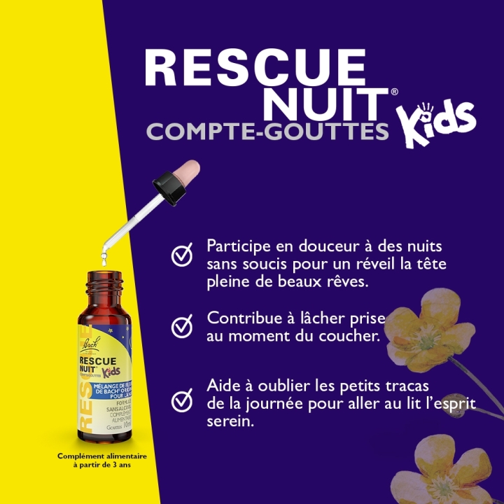 Bach - Rescue Kids sans alcool nuit 10 ml Bach Original Bach Original Nelsons 4 - mesfleursdebach.com 