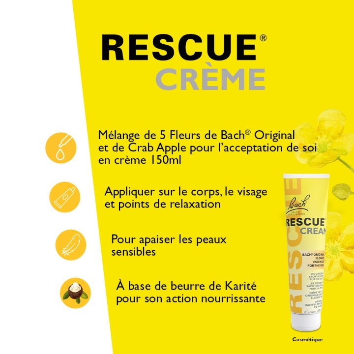 Bach - Crème Rescue 150 ml Bach Original Bach Original Nelsons 5 - mesfleursdebach.com 