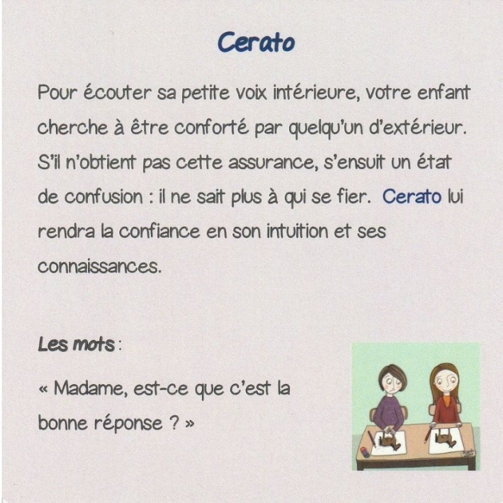 Cartes pour les enfants "Mes émotions en Fleurs", par Johanne Potums - 10*10cm Mes Fleurs de BACH 5 - mesfleursdebach.com 
