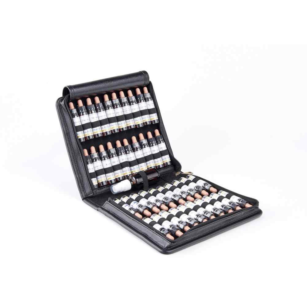 TROUSSE NOIRE PETIT MODELE vide pour 40 flacons 10ML TROUSSE NOIRE PETIT MODELE vide pour 40 flacons 10ML