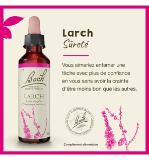 Larch fleurs de Bach Original 20 ml (Mélèze)