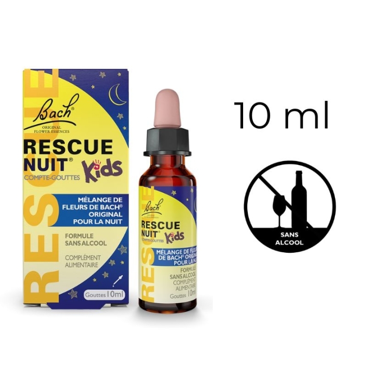 Bach - Rescue Kids sans alcool nuit 10 ml Bach Original Bach Original Nelsons 1 - mesfleursdebach.com 