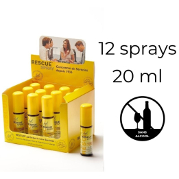 Rescue - Présentoir 12 Rescue spray jour SANS alcool 20 ml Bach Original Bach Original Nelsons 1 - mesfleursdebach.com 