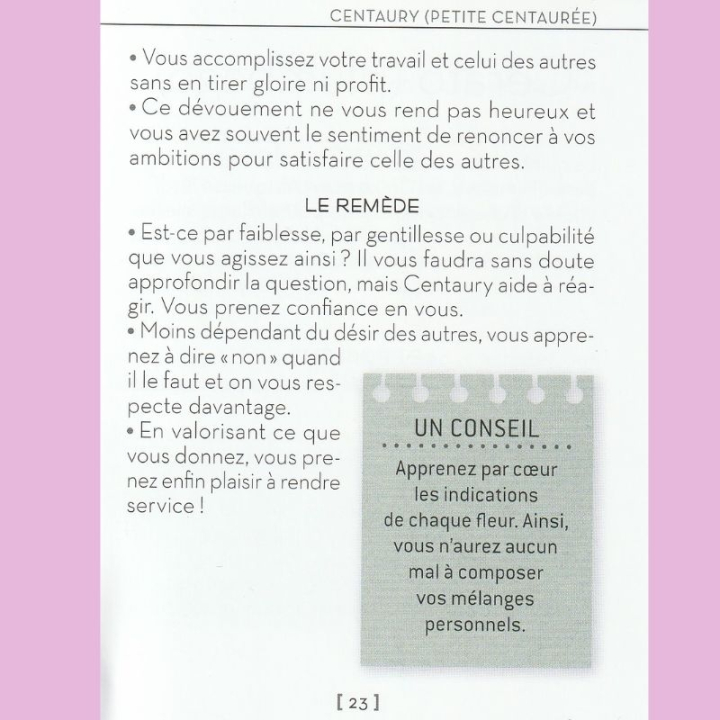 Cadeau: Guide des Fleurs de Bach de Marie-Noëlle Pichard [product.brand] 6 - mesfleursdebach.com 