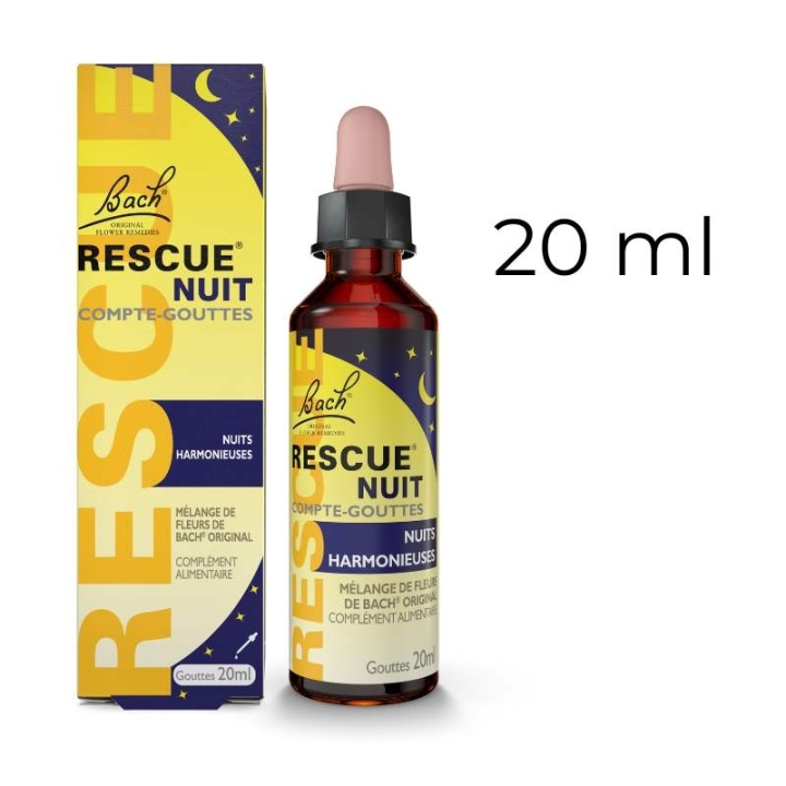 Bach - Rescue nuit compte-gouttes 20 ml Bach Original Bach Original Nelsons 1 - mesfleursdebach.com 
