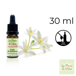 Star of Bethlehem Fleurs de Bach sans alcool - Fleurs de l'Atlas 30 ml (Étoile de Bethléem) Fleurs de l'Atlas - Sans alcool 1 - 