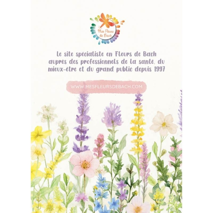 Pack de 10 livret fleurs de Bach Mes Fleurs de BACH 3 - mesfleursdebach.com 