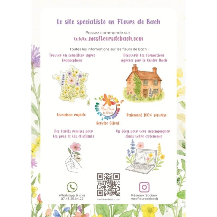 Pack de 10 livret fleurs de Bach Mes Fleurs de BACH 9 - mesfleursdebach.com 