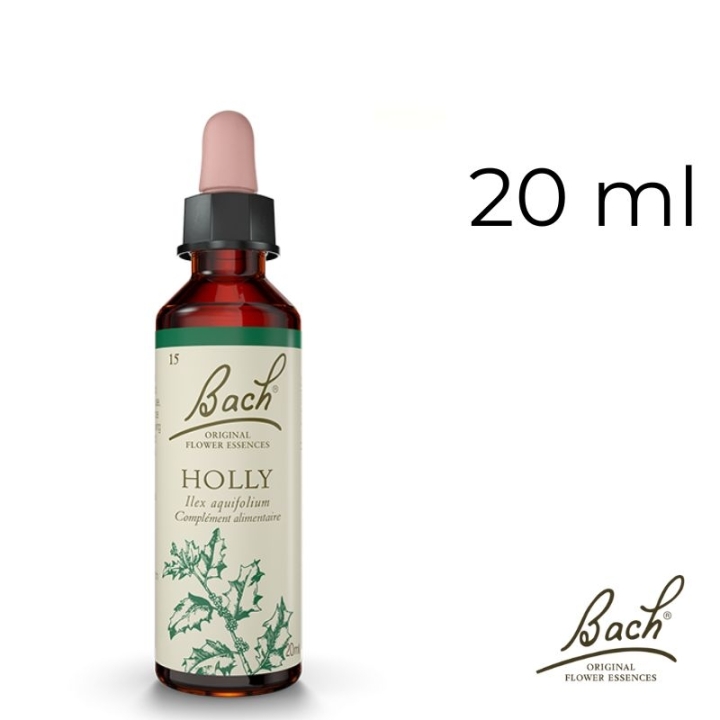 Holly Bach Original - Fleur de Bach Authentique 20 ml (Houx) Bach Original Nelsons 1 - mesfleursdebach.com 