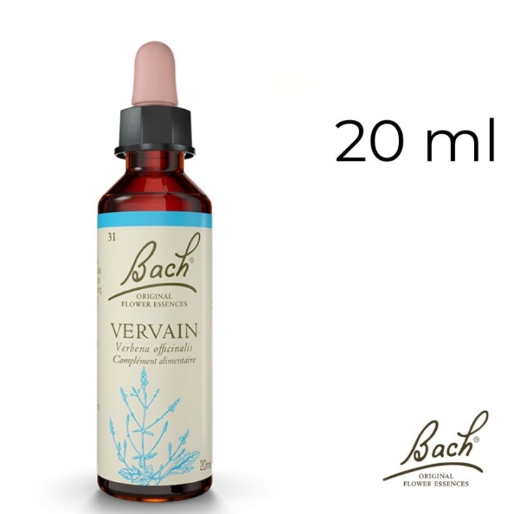 Vervain Bach Original - Fleur de Bach Authentique 20 ml (Verveine) Bach Original Nelsons 1 - mesfleursdebach.com 