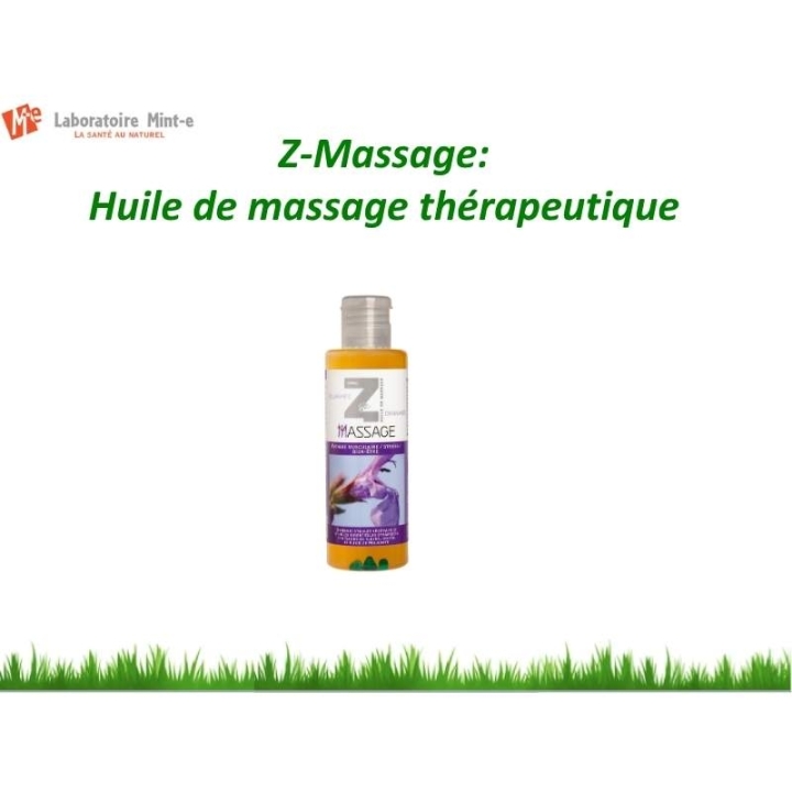 Huile de massage 100 ML Bien-être Z-Massage Laboratoire Mint-e 10 - mesfleursdebach.com 
