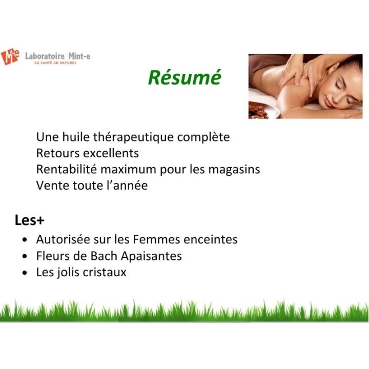 Huile de massage 500 ML Bien-être Z-Massage Laboratoire Mint-e 7 - mesfleursdebach.com 