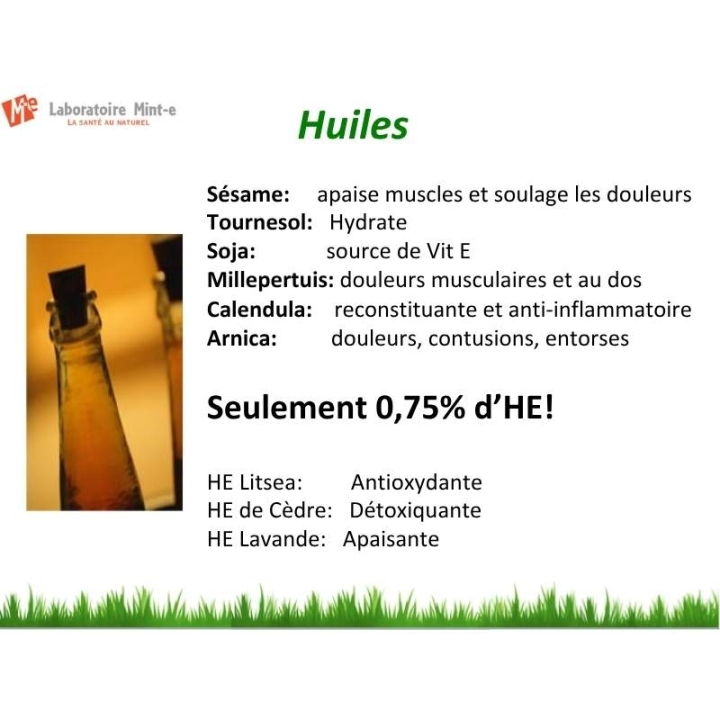 Huile de massage 500 ML Bien-être Z-Massage Laboratoire Mint-e 15 - mesfleursdebach.com 