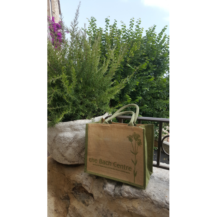 Sac CENTRE BACH en toile de jute Mes Fleurs de BACH 3 - mesfleursdebach.com 
