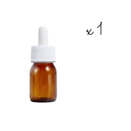 ANTI - GASPI 1 flacon compte-gouttes blanc vide teinté 30 ml Mes Fleurs de BACH 1 - mesfleursdebach.com 