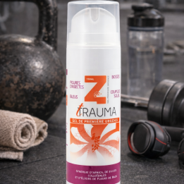 Gel de première urgence Z-Trauma 150 ml bio aux fleurs de Bach Laboratoire Mint-e 1 - mesfleursdebach.com 