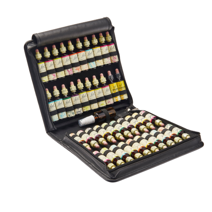 Trousse vide Noire 40 flacons Fleurs de Bach Mes Fleurs de BACH 5 - mesfleursdebach.com 