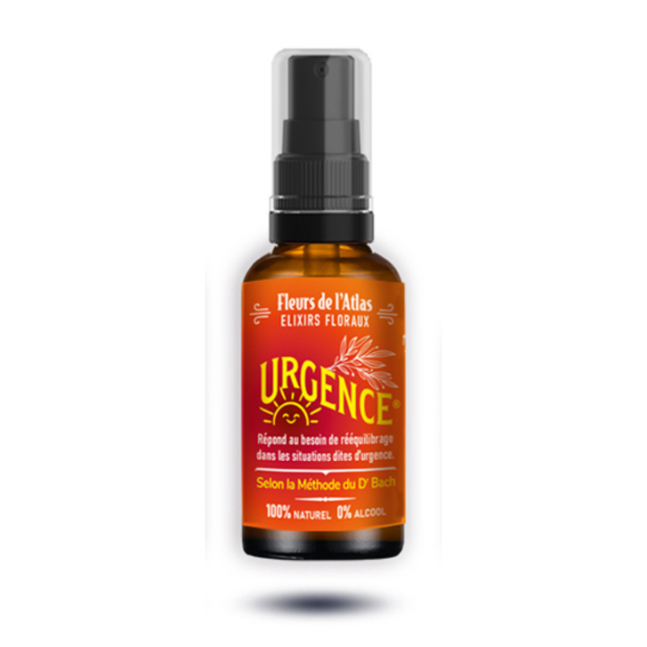 Urgence Rescue sans alcool jour spray 30 ml - Les Fleurs de l'Atlas Fleurs de l'Atlas - Sans alcool 1 - mesfleursdebach.com 