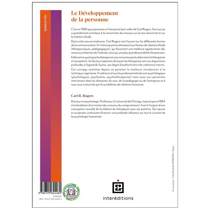 Le développement de la personne - Carl Rogers Mes Fleurs de BACH 3 - mesfleursdebach.com 