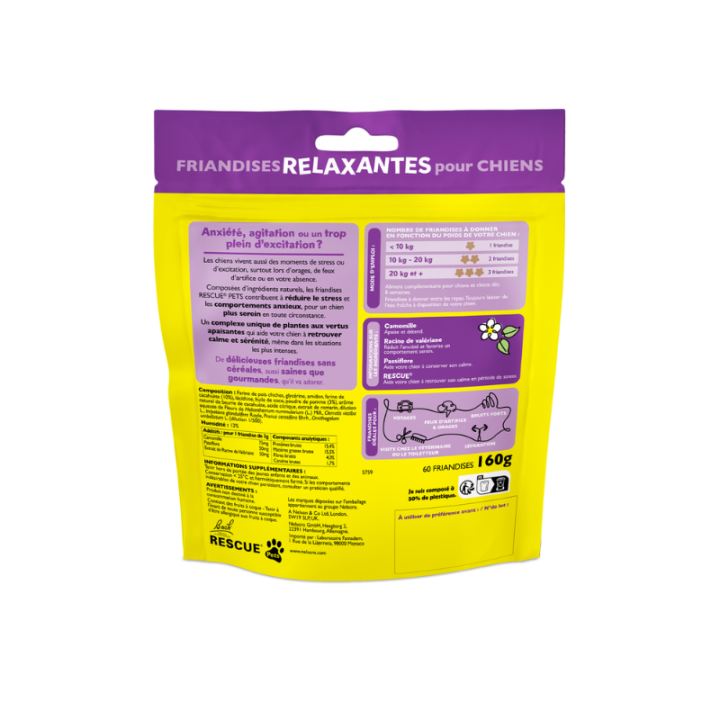 RESCUE PETS FRIANDISES RELAXANTES POUR CHIENS Bach Original Nelsons 6 - mesfleursdebach.com 