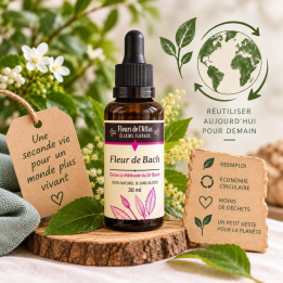 Flacon verre ambré 30 ml réutilisable - Seconde vie