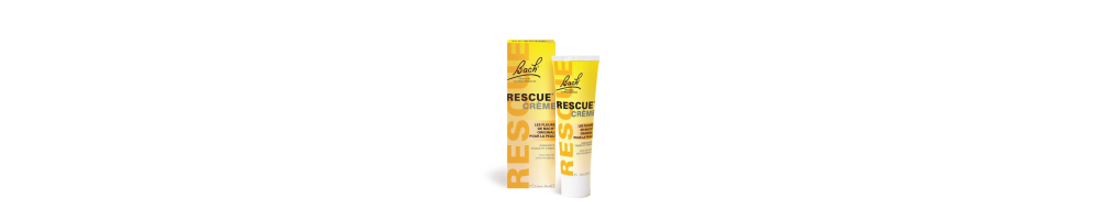 Crèmes Rescue, crèmes aux Fleurs de Bach pour visage et corps