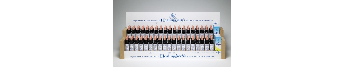 présentoir|healing herbs|fleurs de bach|rescue|bach original