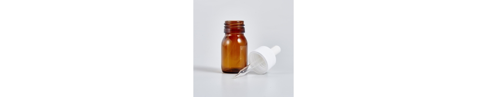 flacon fleurs de bach vide teinté 30ml