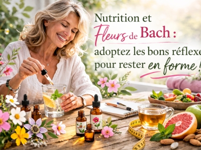 Nutrition et Fleurs de Bach : adoptez les bons réflexes pour rester en forme !