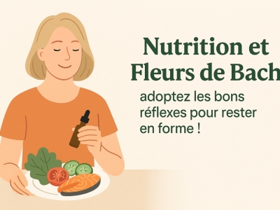 Nutrition et Fleurs de Bach : adoptez les bons réflexes pour rester en forme !