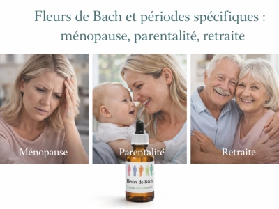 Fleurs de Bach et périodes spécifiques : ménopause, parentalité, retraite